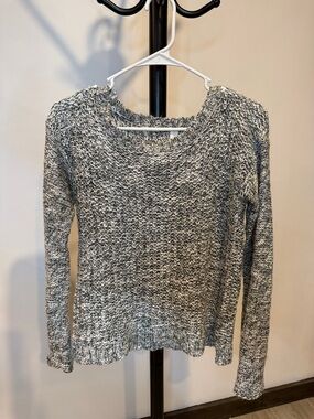 Aeropostale Gray Marled Crewneck Sweater